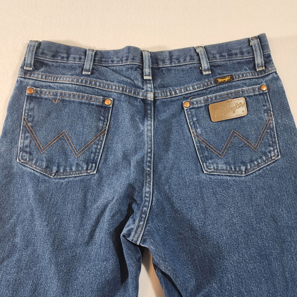 Vintage Wrangler 936PWD Cowboy Cut Jeans Mens 35x30 Blue Western - Picture 7 of 10